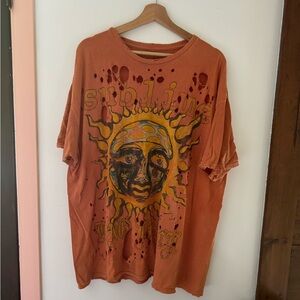 Distressed oversized Sublime Tee